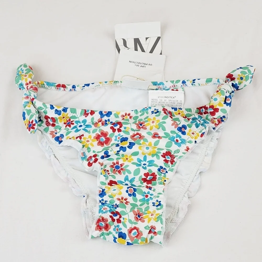 Zara Floral Bikini Bottom